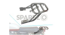 Royal Enfield GT and Interceptor 650 Rear Luggage Rack Carrier Chrome Finish